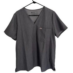 Figs Technical Collection Grey Scrub Top Size XL